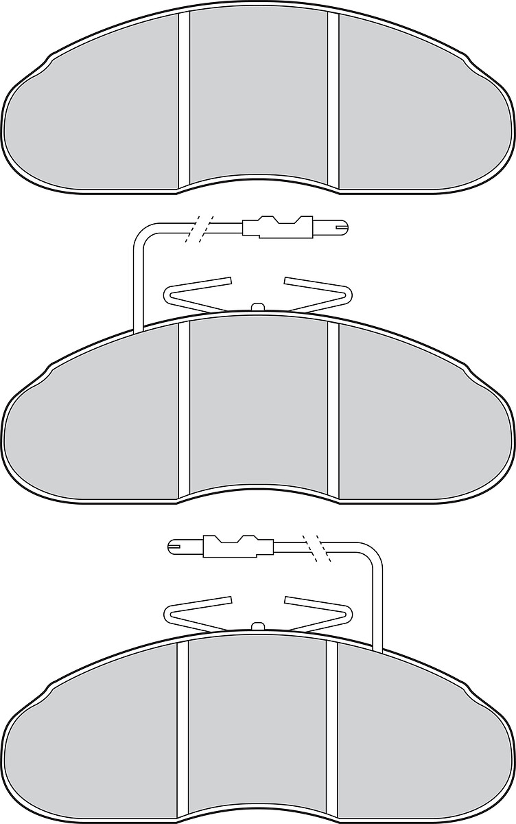 Jeu de 4 plaquettes de frein VALEO ref. 302945